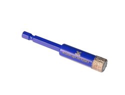 Коронка алмазная по керамограниту KEOS PRO 12мм 1/4"HEX с воском (DC12SKT)