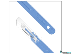 Скальпели Сванн-Мортон №22 с защитным колпачком  (нержавеющая сталь)