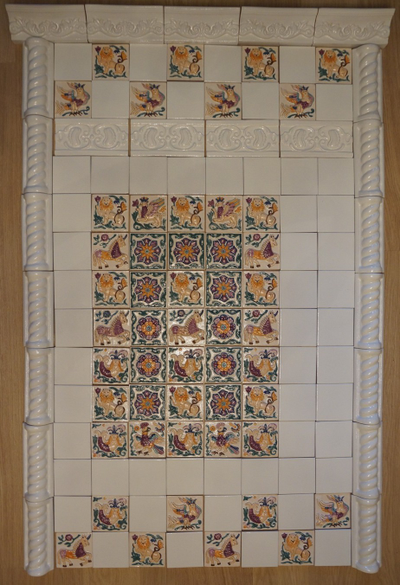 Модель портала из изразцов серии "Древние символы"