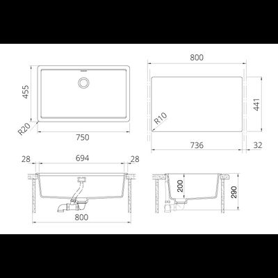 Мойка Schock GREENWICH 80