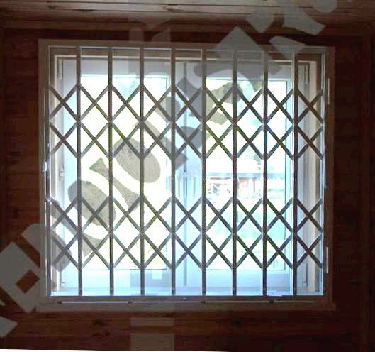 раздвижные решетки на окна 1