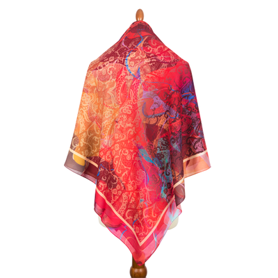 Павловопосадский платок 10827-3