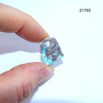 Бирюза натуральная (необработанная) Казахстан арт.21793: 2,7г - 18*15*8мм