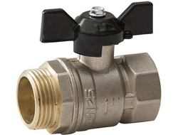 Кран шаровый 1'' вн/нар бабочка LD PRIDE [55143]