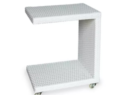 Столик для шезлонга Milano белый