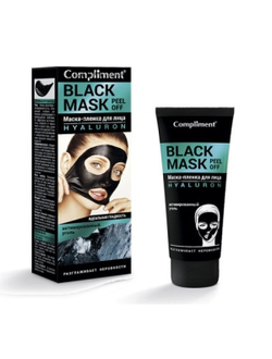 Compliment Black Mask Маска-пленка для Лица HYALURON NEW, 80мл