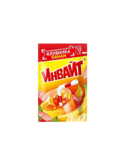 Растворимый напиток Invite Клубника-банан 12гр