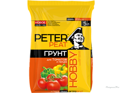 Грунт 5л Для томатов и перцев линия ХОББИ (Питэр Пит)