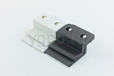 Крепление москитной сетки пластиковое белое/коричневое