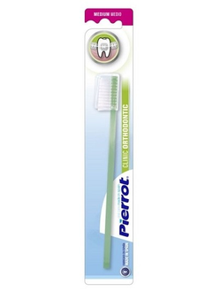 Зубная щётка  Clinic Orthodontic, для чистки всех типов ортодонтических конструкций, Pierrot.