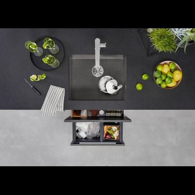 Мойка Blanco ZEROX 500-U Dark Steel