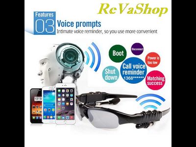 Солнцезащитные очки с беспроводными наушниками и микрофоном