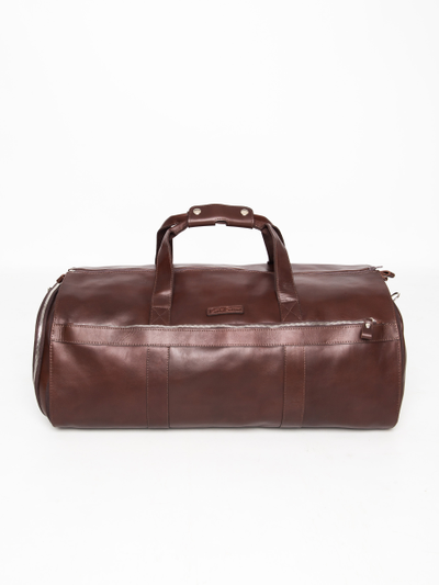 Кожаный портплед / дорожная сумка Milano Premium 
brown (арт. 4035-53)