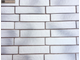 Декоративная облицовочная плитка под кирпич Kamastone Brick stile 11381-1, белый с серым микс