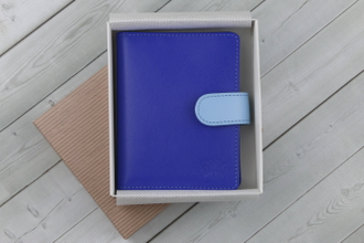 Визитница QOPER Credit card holder blue