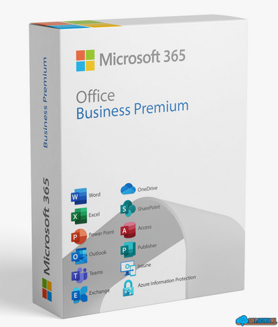 Microsoft 365 Business Premium 5 users 1 year with Teams (Europe)