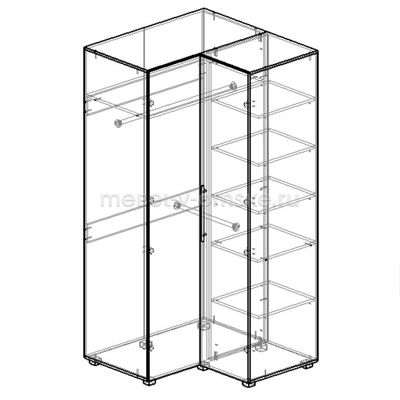 Шкаф Макс угловой