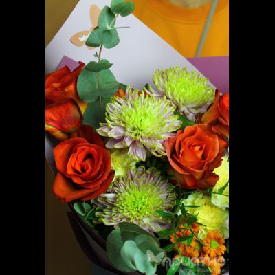 Букет цветов на 8 марта № 708