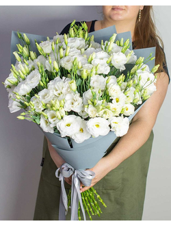 Букет из 25 белых эустом