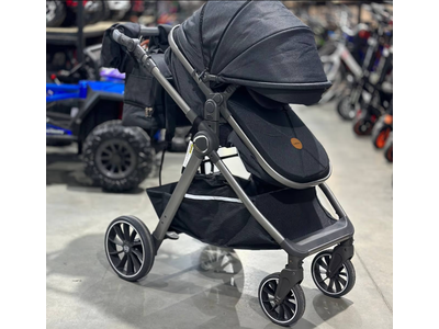 Детская коляска 3 в 1 Luxmom V8 Черный