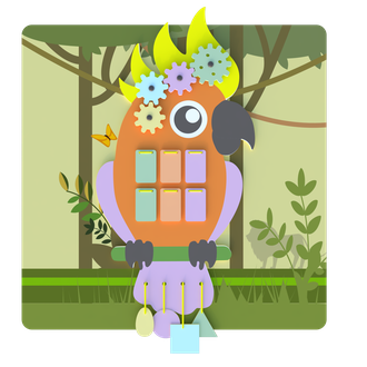 Развивающая панель «Попугай»