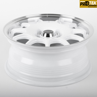 Комплект дисков R15 6,5J ET+35 4*100/4*114,3 Work DQ010-SV252 Белый (81056)