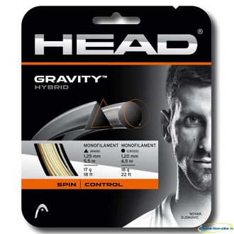 Теннисная струна Head Gravity Hybrid 12м