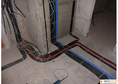 Разводка электрики в новостройке в Москве и МО ИВАНМАСТЕР