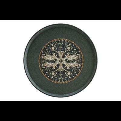 Блюдо для пиццы d=320 мм. Месопотамия Антрацит BONNA