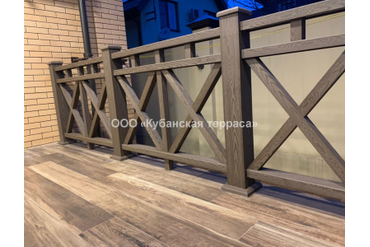 Ограждения ДПК темно-коричневый