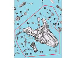 5 YD380016-18299 Бак топливный комплект 237, 241