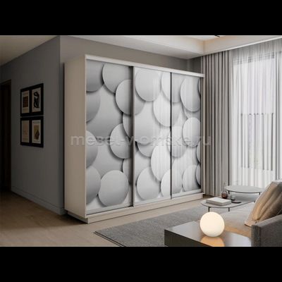 Шкаф-купе Трио-фото (Шары) 1800*450*2200