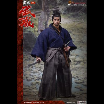 Миямото Мусаси (Полная версия) - Коллекционная фигурка 1/6 - Deluxe Edition (WK89015A) - WOLFKING