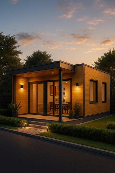 Б-09 ГАБАРИТНЫЕ РАЗМЕРЫ: (6Х5М) 1 ЭТАЖ, ОБЩАЯ ПЛОЩАДЬ: 32М²