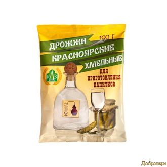 Дрожжи спиртовые Красноярские Хмельные, 100 гр.