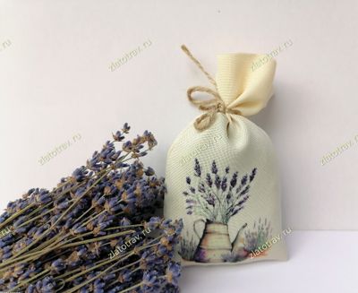 Саше "Лаванда " с рисунком (Лейка)