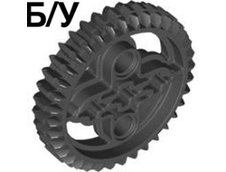 ! Б/У - Technic, Gear 36 Tooth Double Bevel, Black (32498 / 4177434 / 4255563) - Б/У