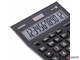 Калькулятор настольный CASIO GR-12-W (209×155 мм), 12 разрядов, двойное питание, черный, европодвес. 250380