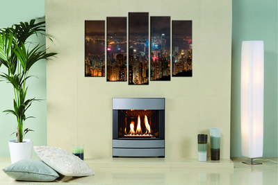 Модульная картина "Ночной Мегаполис"