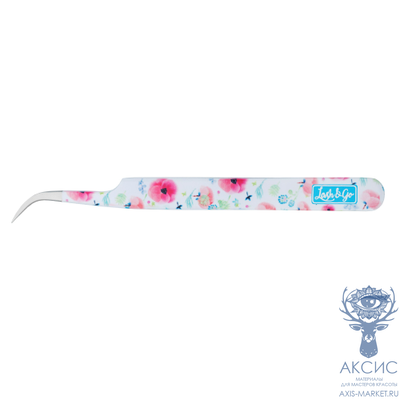 Пинцет изогнутый Lash&Go