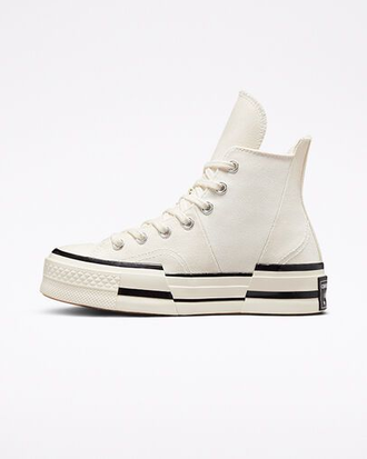 Кеды Converse Chuck 70 Plus белые высокие