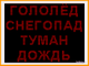 Табло погодных условий 1010*1330мм