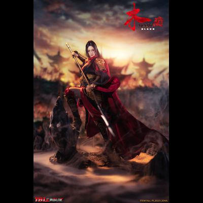 Китайская воительница Мулан (в черном) - КОЛЛЕКЦИОННАЯ ФИГУРКА 1/6 MULAN - Black (PL2023-204A) - TBLeague