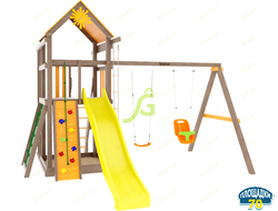 Детская площадка IgraGrad Панда Фани Fort с сеткой