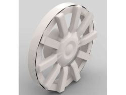 Wheel Cover 10 Spoke - for Wheel 18976, White (18978b / 6214818)