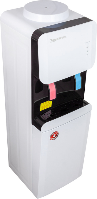 ПУРИФАЙЕР AQUA WORK 105-LR/SF+F БЕЛО-ЧЕРНЫЙ С НАГРЕВОМ И КОМПРЕССОРНЫМ ОХЛАЖДЕНИЕМ