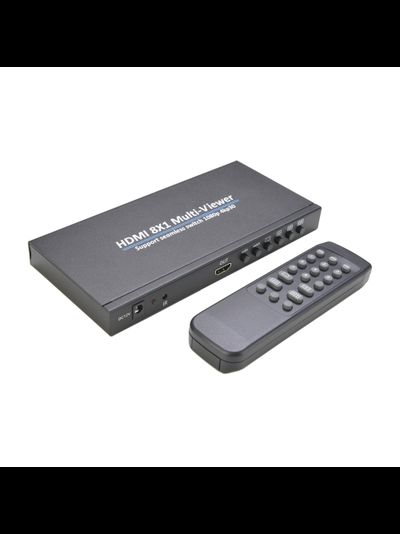 DE/VT-818 восьмиканальный HDMI-переключатель/мультиплексор 4К 8x1