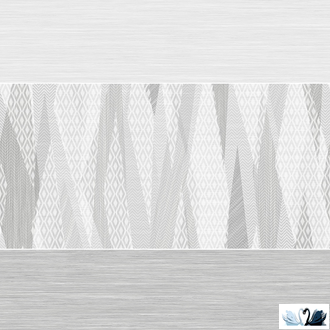 Плитка настенная Belani Эклипс Декор светло-серый 25 х 50 см с люстром
