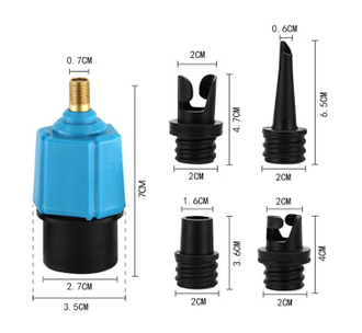 Переходник автомобильного насоса для надувных матрасов, ПВХ лодок, SUP досок