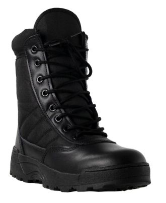 Ботинки кожаные тактические &quot;IFRIT Winfield&quot; на резиновой подошве черные ББС-601